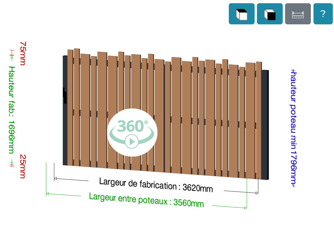 Gate 3d configurator